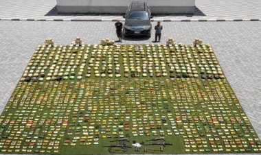 الداخلية :ضبط 2 طن مواد مخدرة و95 قطعة سلاح بقيمة 212 مليون جنيه فى حملة أمنية