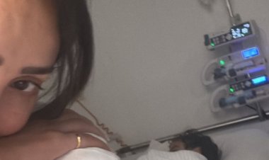 بصورة من المستشفى.. بسمة بوسيل تكشف تعرض ابنها لوعكة صحية