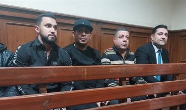 المطرب محمود الليثي  يحضر جلسة محاكمة سعد الصغير