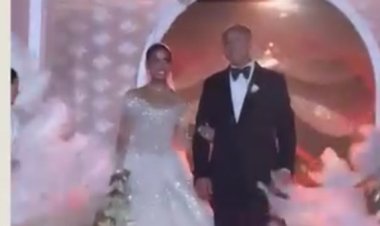 نجوم الفن يحتفلون بزفاف ابنة محمد السعدي.. وأنغام تشعل الأجواء