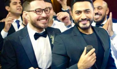تامر حسني يكشف سبب عدم حضوره زفاف هشام جمال وليلى زاهر.. وأحمد زاهر يرد
