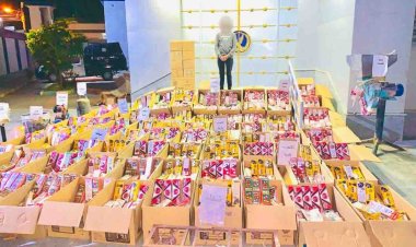 ضبط 3.5 مليون قطعة ألعاب نارية بحوزة عامل في الفيوم 