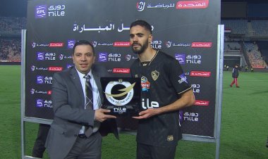 "بن تايج" يفوز بجائزة رجل مباراة الأهلي والزمالك