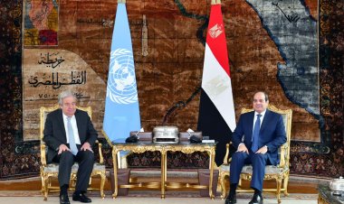 عاجل.. السيسي وسكرتير عام الأمم المتحدة يتوافقان على رفض تهجير الفلسطينيين وأي عملية عسكرية في رفح