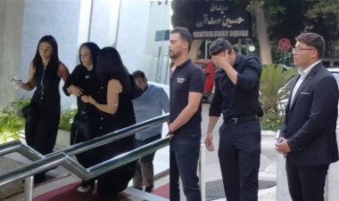 انهيار والدة سهام جلال في عزائها بالمعادي.. وأشرف زكي يحرص على الحضور
