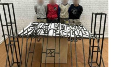 القبض على 4 أشخاص بحوزتهم قطع حديد مسروقة بالخليفة