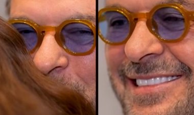 راغب علامة يمازح مراسلة بعد تقبيلها: هيمنعوني من الظهور عندكم كمان؟