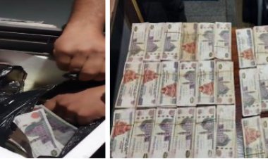 القبض على  شخصين خلال محاولتهما تهريب أموال بمطار برج العرب