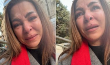 تحت أجهزة التنفس الصناعي.. ألفت عمر تنهار في البكاء على والدها  بسبب تدهور حالته الصحية