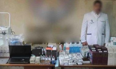 ضبط  منتحل صفة طبيب بمنطقة التجمع الخامس 