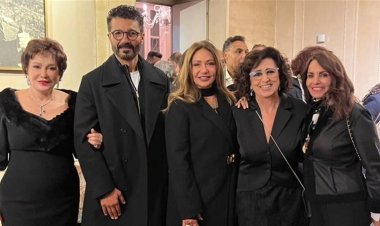 ليلى علوي ويسرا وخالد النبوي ولبلبة يشاركون في احتفالية مئوية يوسف شاهين