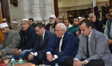 محافظ بورسعيد يشهد احتفالية «الأوقاف» بذكرى الإسراء والمعراج بالمسجد التوفيقي