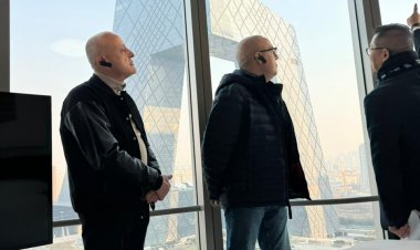 وزير الإسكان يتفقد منطقة الأعمال المركزية التابعة لمركز التجارة العالمي الصيني