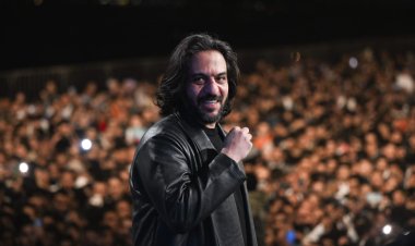 بهاء سلطان يتألق بحفل الكريمساس في بورتو المنيا