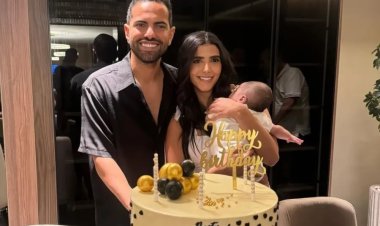 بعد إصابته بشرخ في الجمجمة.. ريم سامي تطمئن الجمهور على تحسن حالة نجلها