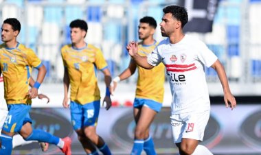 عبدالله السعيد يحصد جائزة رجل مباراة الزمالك والإسماعيلي