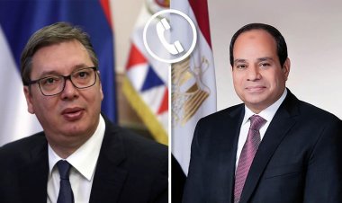 الرئيس السيسي يتلقي اتصالًا هاتفيًا من رئيس صربيا