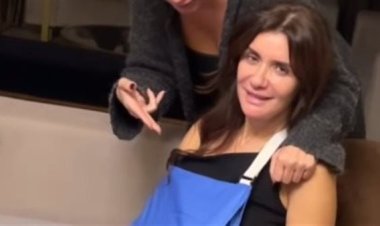 تعرض الفنانة غادة عادل لكسر في الذراع