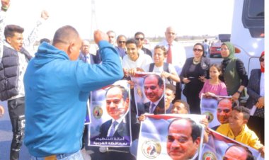 حشود كبيرة من حزب «حُماة الوطن» تشارك في احتفالية نصر أكتوبر باستاد العاصمة الإدارية الجديدة