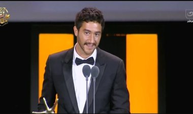 اول تعليق من  أحمد مالك خلال تكريمه من مهرجان المركز الكاثوليكي للسينما