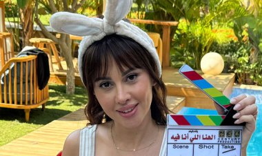 أول صورة لـ«ياسمين رئيس» من كواليس فيلم «الهنا اللي أنا فيه»