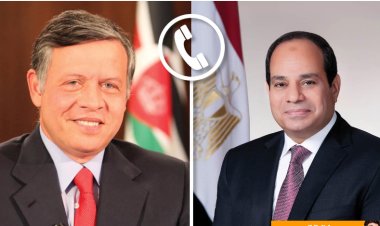 الرئيس السيسي والملك عبد الله يؤكدان أولوية التهدئة والوقف الفوري والمستدام لإطلاق النار في غزة