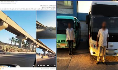 القبض على سائقي ميكروباص وأتوبيس لسيرهما عكس الاتجاة بالإسكندرية 