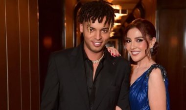 أوكا لـ زوجته مي كساب في عيد ميلادها: "يا رب دايما موجودة في حياتي"