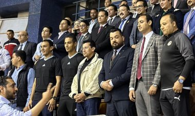 وزير الشباب والرياضة يشهد ختام كأس بشبابها بالصالة المغطاة في مدينة نصر