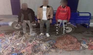 مساكن وكابلات كهربائية.. سقوط 14 لص لارتكابهم جرائم سرقات متنوعة