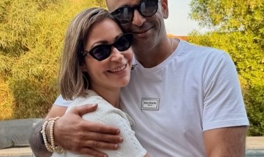 أحمد الجنايني يهنئ زوجته منة شلبي بعد نجاح أصحاب الأرض