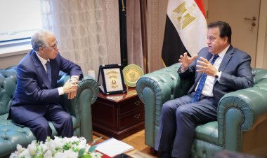 وزير الصحة يستقبل السفير المغربي لبحث تعزيز التعاون بين البلدين في القطاع الصحي