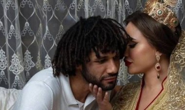 أول صور لزفاف اللاعب محمد النني وزوجته الثانية البلوجر المغربية حنان