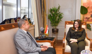 وزيرة الهجرة تستقبل أحد رموز الجالية المصرية بالكويت لبحث الاحتياجات