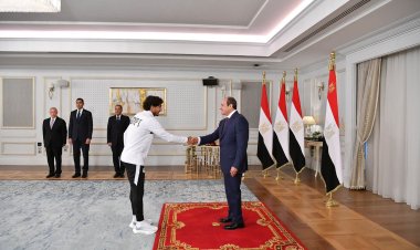 محمد هاني: نجدد العهد على بذل كل ما لدينا لتمثيل مصر بالشكل الذي يليق بها