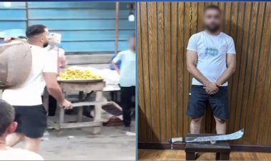 القبض على سائق توك ظهر فى فيديو يحمل سلاح أبيض ويتعدى على عاطل بمنطقة الرمل 