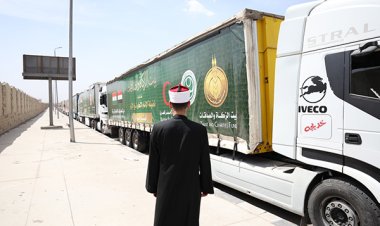 بتوجيهات شيخ الأزهر.. بيتُ الزَّكاة والصَّدقات المصري يُطلق القافلة السادسة لإغاثة غزة