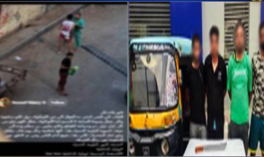 كشف ملابسات فيديو التعدي على شاب وخطفه داخل توك توك بالزاوية الحمراء 