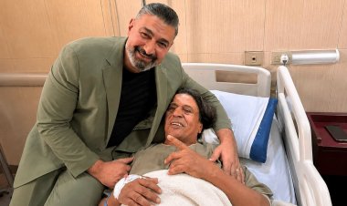 ياسر جلال يزور بدوي فهمي بالمستشفى بعد أزمته الصحية.. والفنان يوجه له رسالة مؤثرة