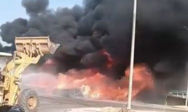 حريق في مواسير الصرف بالمنطقة الصناعية في 6 أكتوبر.. والحماية المدنية بالجيزة تتدخل