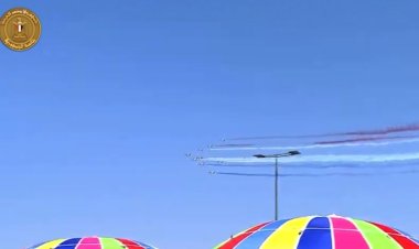 عروض جوية تزين سماء العاصمة الإدارية احتفالا بتنصيب الرئيس السيسي لولاية جديدة