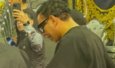 محمود الليثي أول الحضور  في عزاء الفنان الراحل إسماعيل الليثي