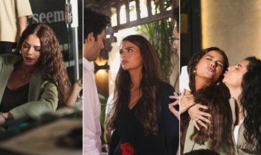 هنادي مهنا تنشر كواليس حكاية بتوقيت 2028 من مسلسل ما تراه ليس كما يبدو