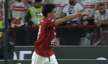 الشوط الأول.. الأهلي يتقدم على الزمالك بهدف "بن شرقي" في نهائي السوبر