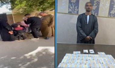 القبض على شخص ظهر فى فيديو يقوم بتجميع بطاقات مواطنيين بمحيط لجنة إنتخابية بقنا 