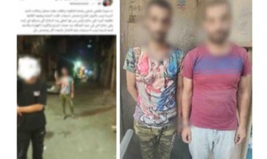 القبض على عامل ظهر فى فيديو يعتدي على شقيقه