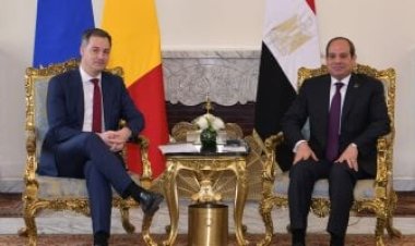 عاجل.. السيسي يستقبل رئيس الوزراء البلجيكي ويناقشان وقف إطلاق النار بغزة