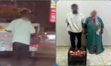 القبض على لص سرق قفصين فاكهة من سيارة ربع نقل أثناء عبورها مطب صناعي بالقليوبية