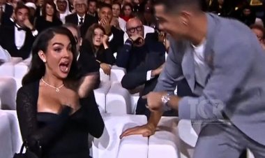 رد فعل هيستيري لجورجينا  عند الإعلان عن فوز رونالدو بـ"جلوب سوكر"