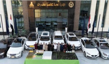 بينهم 7 أجانب …سقوط أخطر تشكيل عصابي لجلب المخدرات بمضبوطات بلغت 127 مليون جنيه 